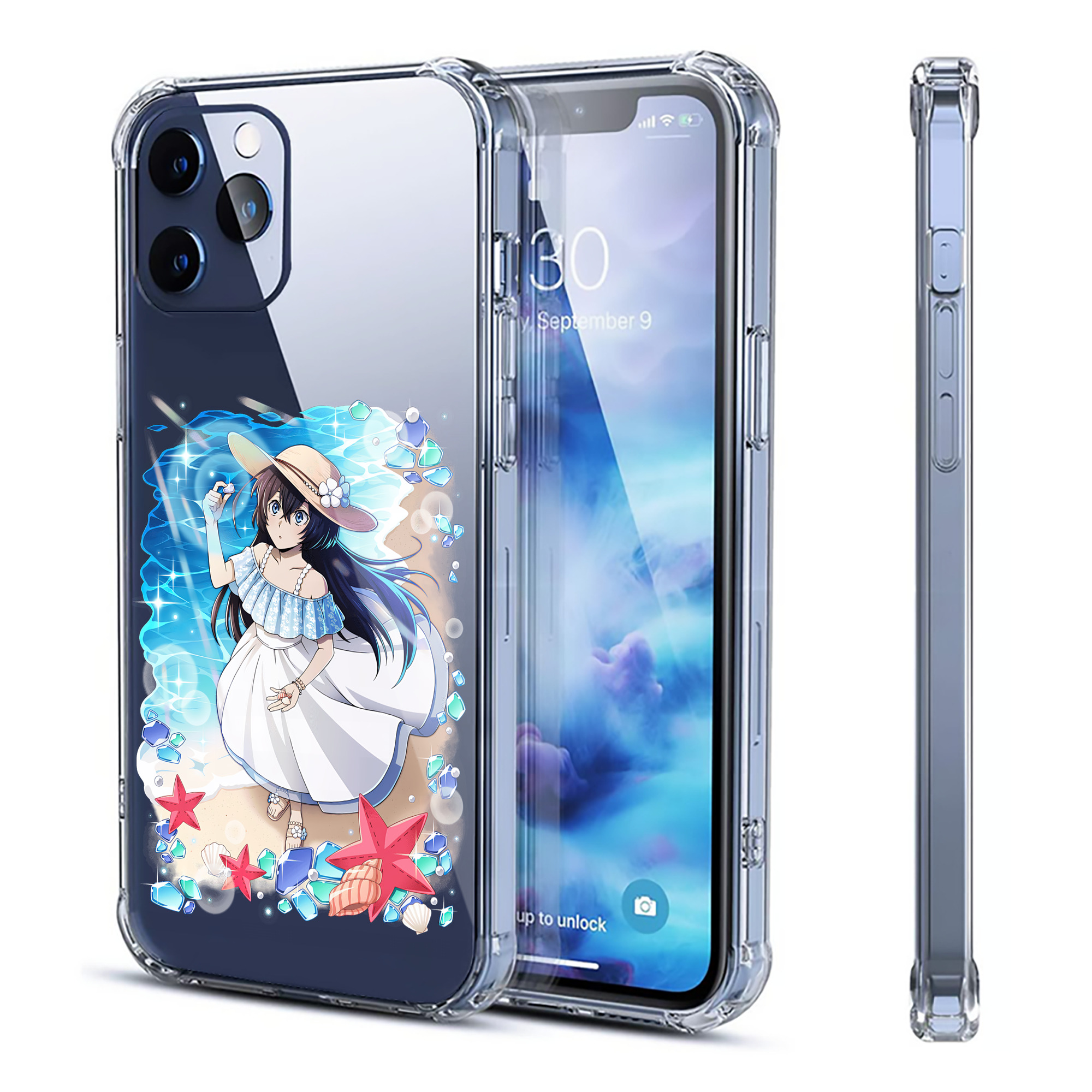 （画像用） 文豪ストレイドッグス Bungo Stray Dogs 【iPhone 12シリーズ対応】透明スマホケース（クリアソフトケース）